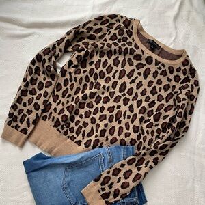 And Taylor animal print sweater